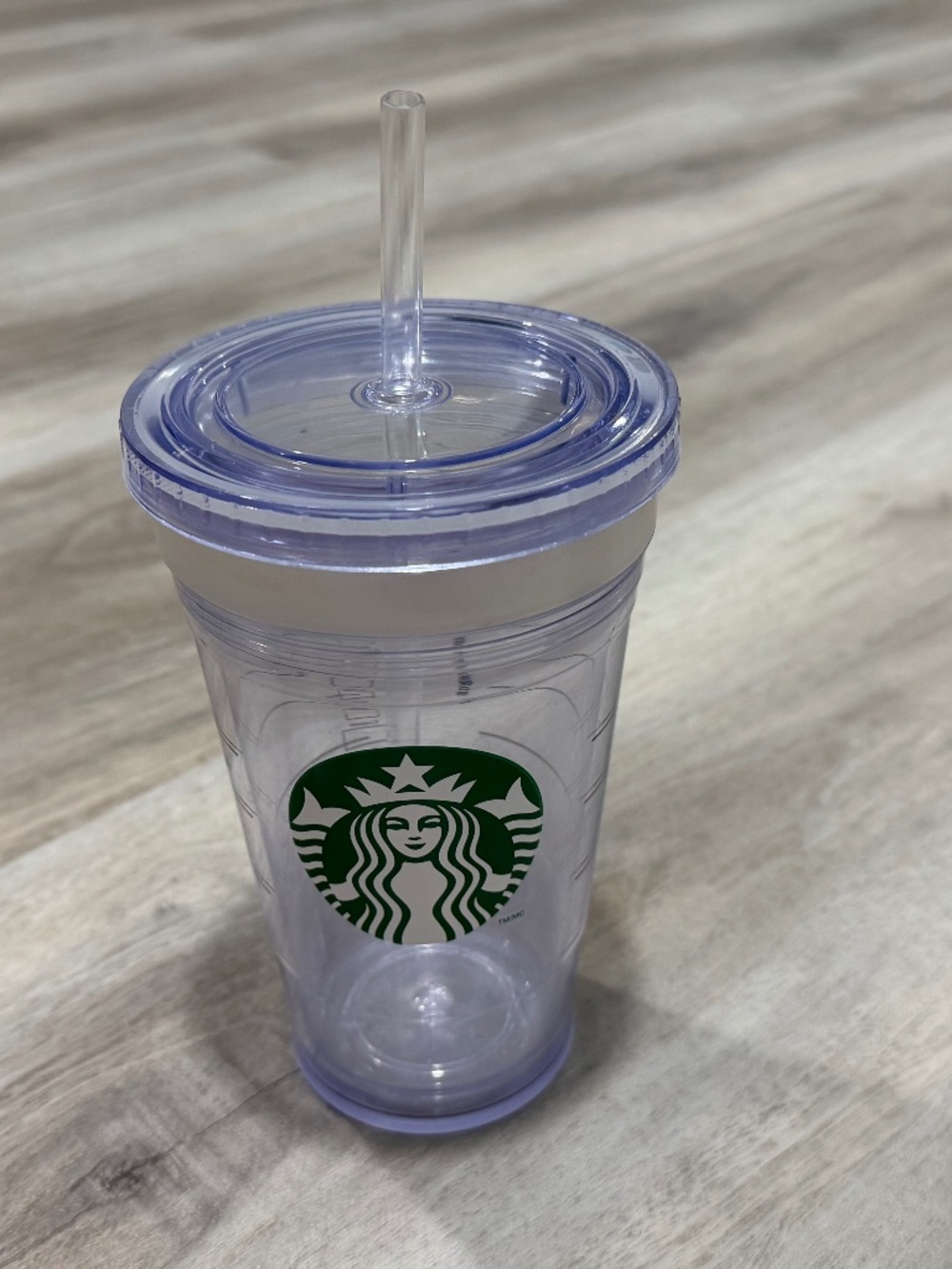Starbucks Clear Cold Cup 16oz Tumbler With Lid Straw